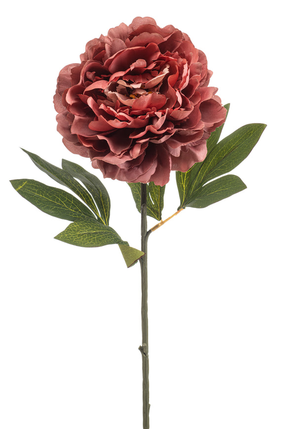 Artificial Peony - 1 Stem - Vintage Pink