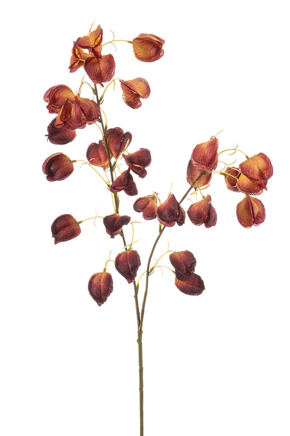 Artificial Physalis - 1 Branch - Bordeaux