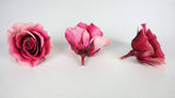 Roses preserved Grandeur Small Earth Matters - 8 heads - Pink ruby 182
