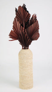 Dried Palm spear M - 10 stems - Hazelnut