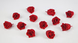 Preserved roses Kiara  2 cm - 12 heads - Vibrant red